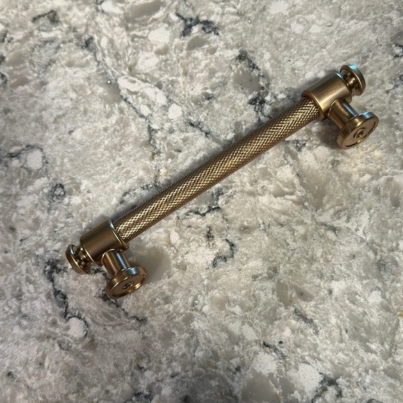 BUKOBYHE Knurled Cabinet Pulls 6.5Inch Champagne Bronze Cabinet Hardware - Picture 3 of 5